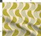 Retro Green Cream Bold Geometric 70S Groovy Earth Tones Swirls Custom Printed Fabric by Spoonflower Various Fabrics by the Yard or Fat Quarter